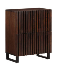 Buffet marron 60x34x75 cm bois massif de manguier | Mobilier & Déco