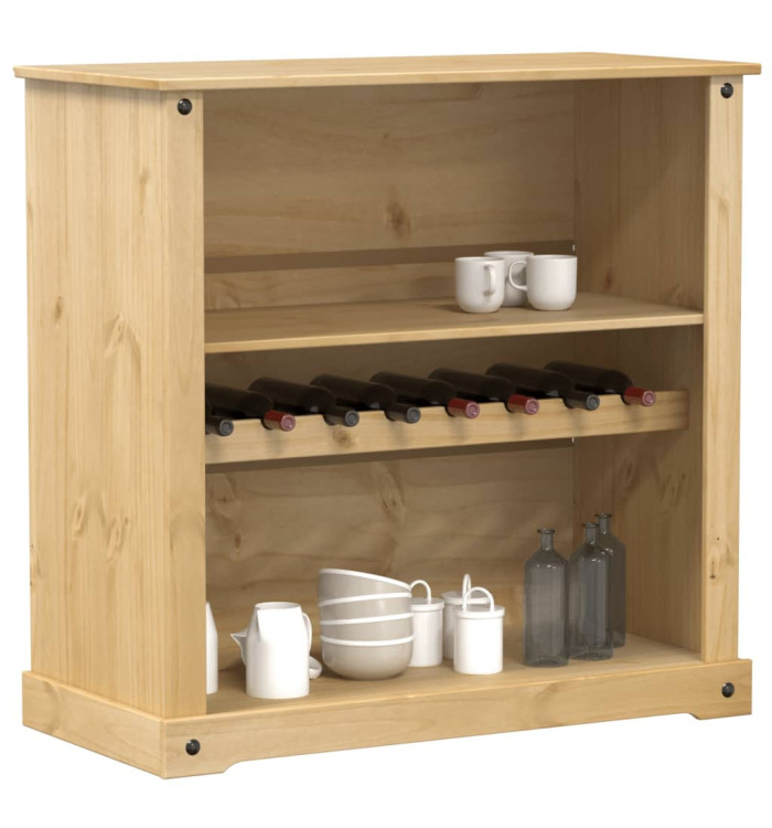 Armoire à vin Corona 107,5x51x105,5 cm bois de pin massif | Mobilier & Déco