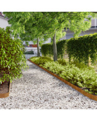Bordures de pelouse 50 pcs 10x103 cm acier corten flexible | Mobilier & Déco