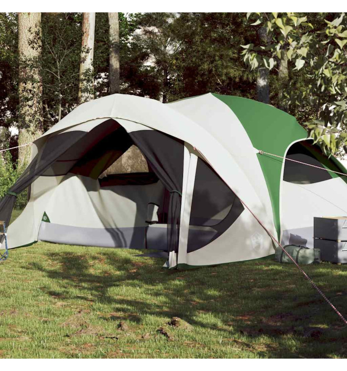 Tente de cabine familiale 6 personnes vert imperméable | Mobilier & Déco