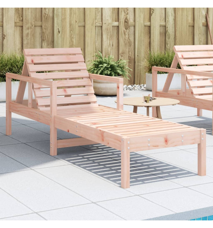 Chaise longue 199,5x62x55 cm bois massif de douglas | Mobilier & Déco