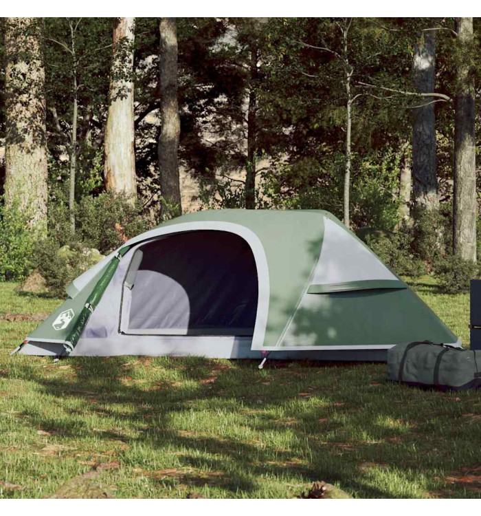 Tente de camping à dôme 1 personne vert imperméable | Mobilier & Déco