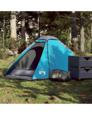 Tente de camping à dôme 2 personnes bleu imperméable | Mobilier & Déco