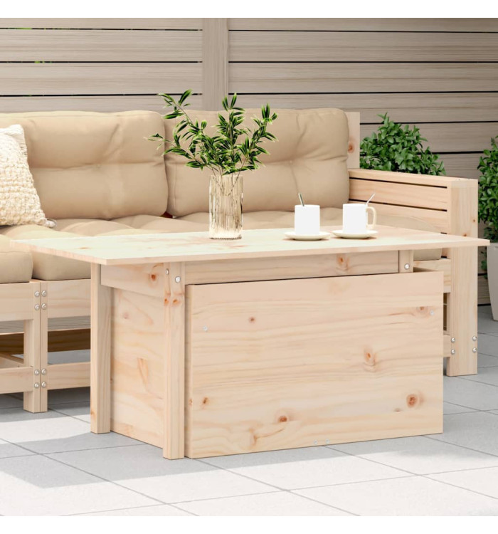 Table de jardin 100x50x75 cm bois massif de pin | Mobilier & Déco