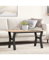 Pieds de table basse cadre en Y 80x40x43 cm acier | Mobilier & Déco