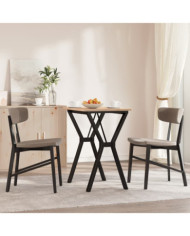 Pieds de table à manger cadre en Y 60x40x73 cm acier | Mobilier & Déco