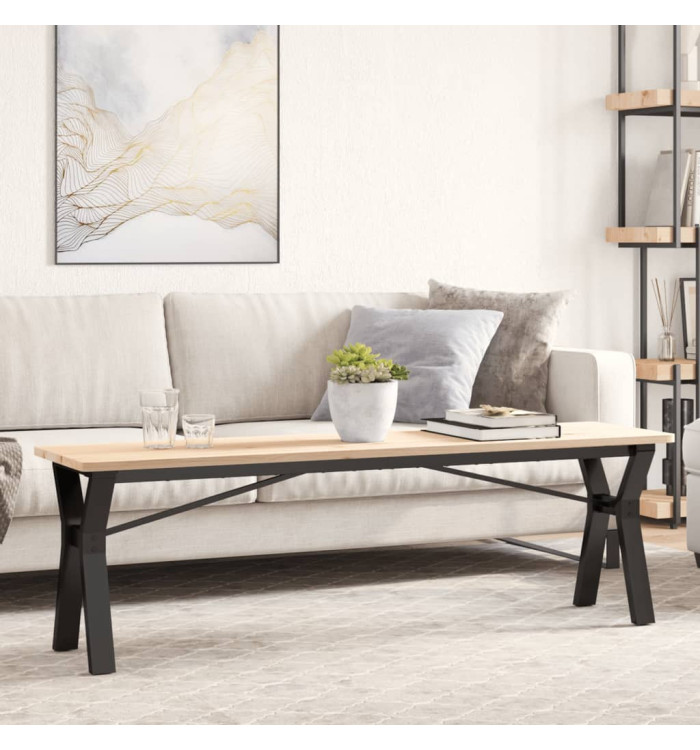 Pieds de table basse cadre en Y 140x30x43 cm acier | Mobilier & Déco