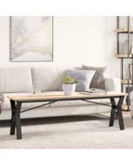 Pieds de table basse cadre en Y 140x30x43 cm acier | Mobilier & Déco