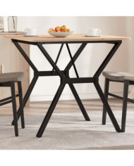Pieds de table à manger cadre en Y 70x70x73 cm acier | Mobilier & Déco