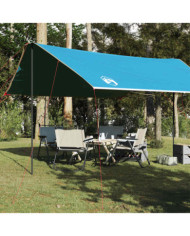 Bâche de camping bleu 460x305x210 cm imperméable | Mobilier & Déco