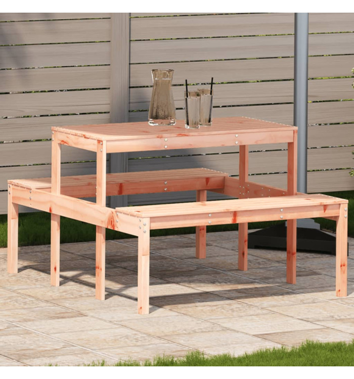 Table de pique-nique 110x134x75 cm bois massif de douglas | Mobilier & Déco