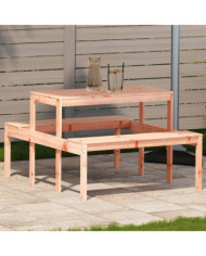 Table de pique-nique 110x134x75 cm bois massif de douglas | Mobilier & Déco