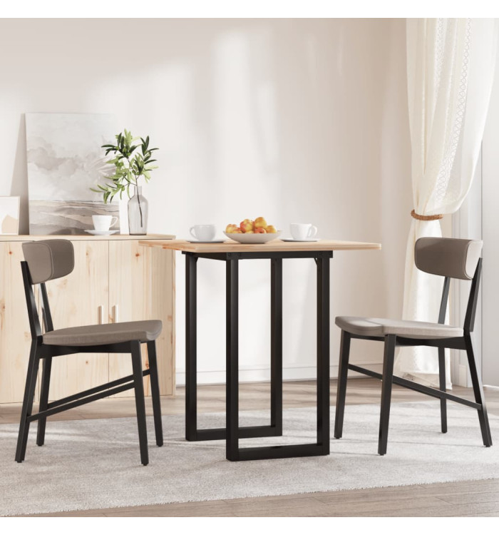 Pieds de table à manger cadre en O 60x40x73 cm acier | Mobilier & Déco