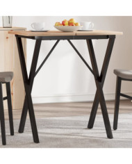 Pieds de table à manger cadre en X 60x50x73 cm acier | Mobilier & Déco