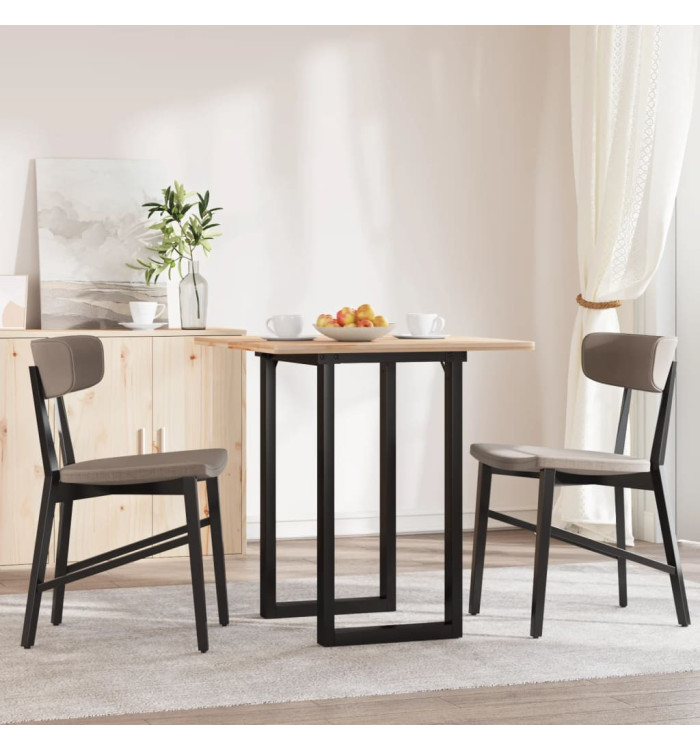Pieds de table à manger cadre en O 50x40x73 cm acier | Mobilier & Déco