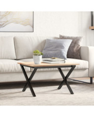 Pieds de table basse cadre en X 60x40x38 cm acier | Mobilier & Déco