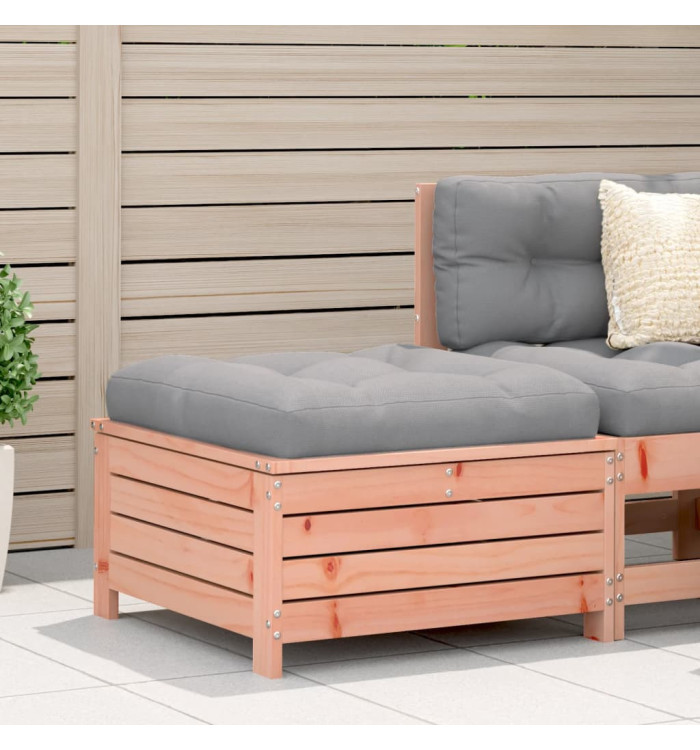 Repose-pied de jardin 62x63,5x32 cm bois massif de douglas | Mobilier & Déco