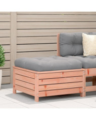 Repose-pied de jardin 62x63,5x32 cm bois massif de douglas | Mobilier & Déco