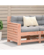 Canapé de jardin accoudoir 69x62x70,5 cm bois massif douglas | Mobilier & Déco