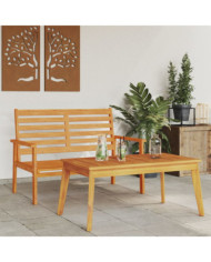 Ensemble de jardin bois massif d'acacia | Mobilier & Déco