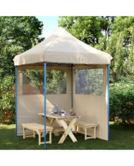 Tente de réception pliable escamotable avec 2 parois latérales | Mobilier & Déco