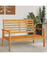 Canapé de jardin 120 cm bois d'acacia massif | Mobilier & Déco