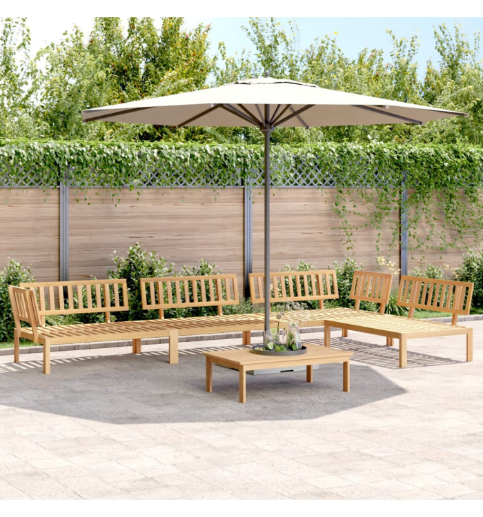 Salon palette de jardin 5 pcs bois d'acacia massif | Mobilier & Déco