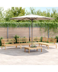 Salon palette de jardin 5 pcs bois d'acacia massif | Mobilier & Déco