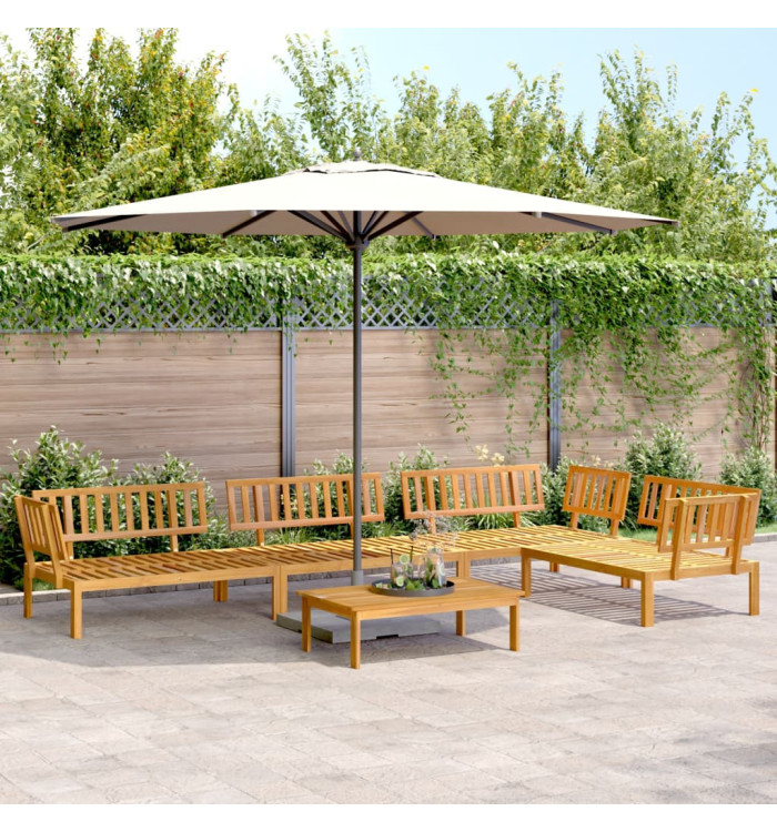 Salon palette de jardin 5 pcs bois d'acacia massif | Mobilier & Déco
