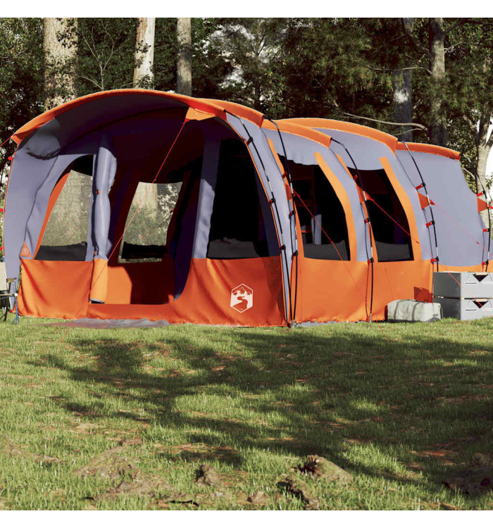 Tente familiale tunnel 8 personnes gris imperméable | Mobilier & Déco