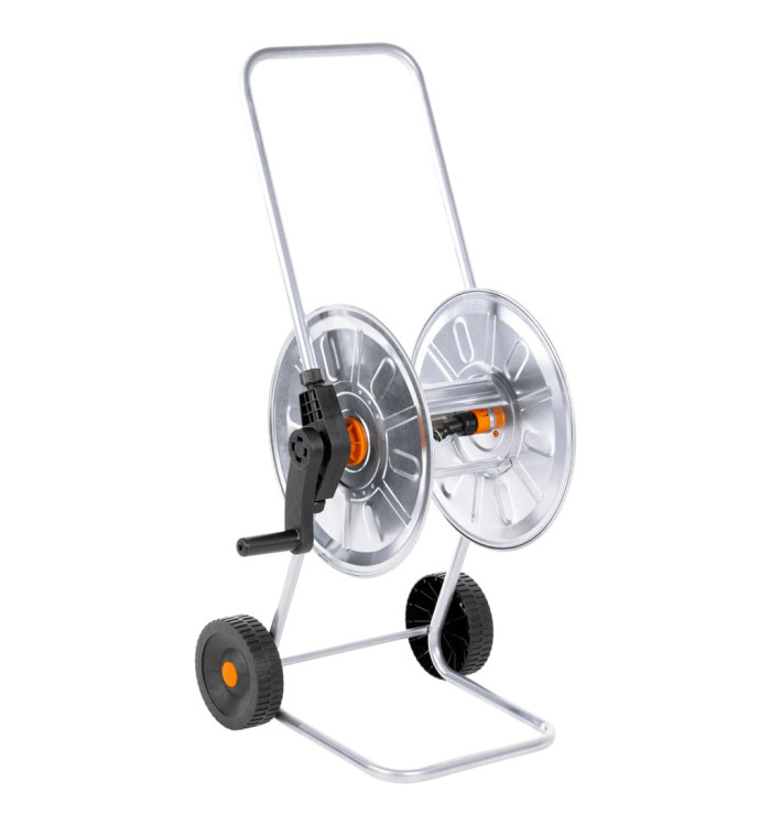 Chariot pour enrouleur de tuyau de 50 m 1/2" ou 35 m 3/4" acier | Mobilier & Déco