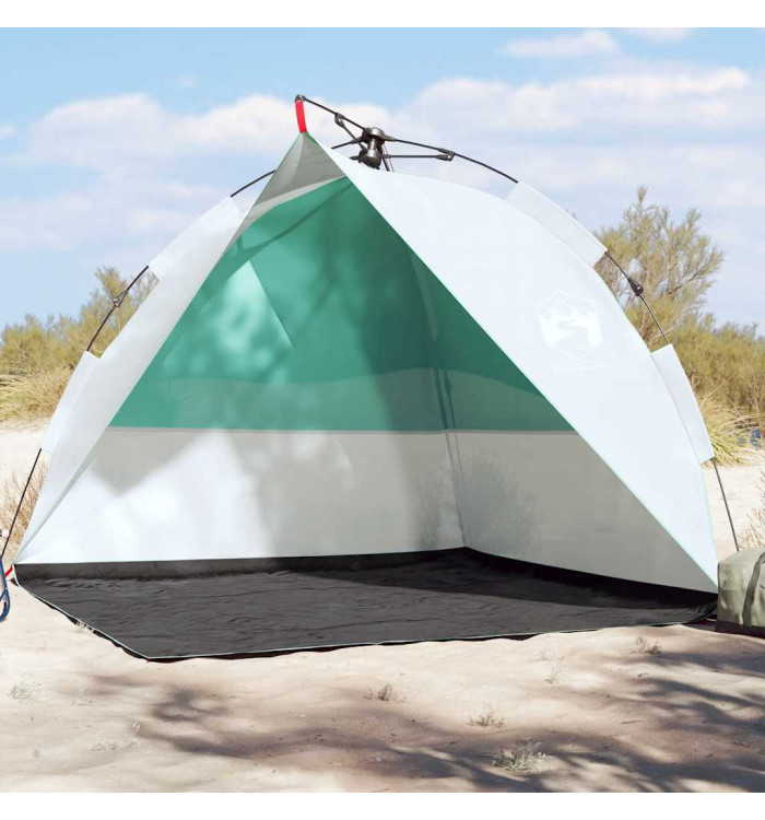 Tente de plage vert d'eau libération rapide imperméable | Mobilier & Déco