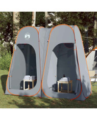 Tente d'intimité gris et orange escamotable imperméable | Mobilier & Déco