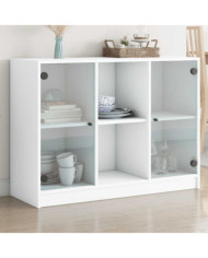 Buffet blanc 102x37x75,5 cm bois d'ingénierie | Mobilier & Déco