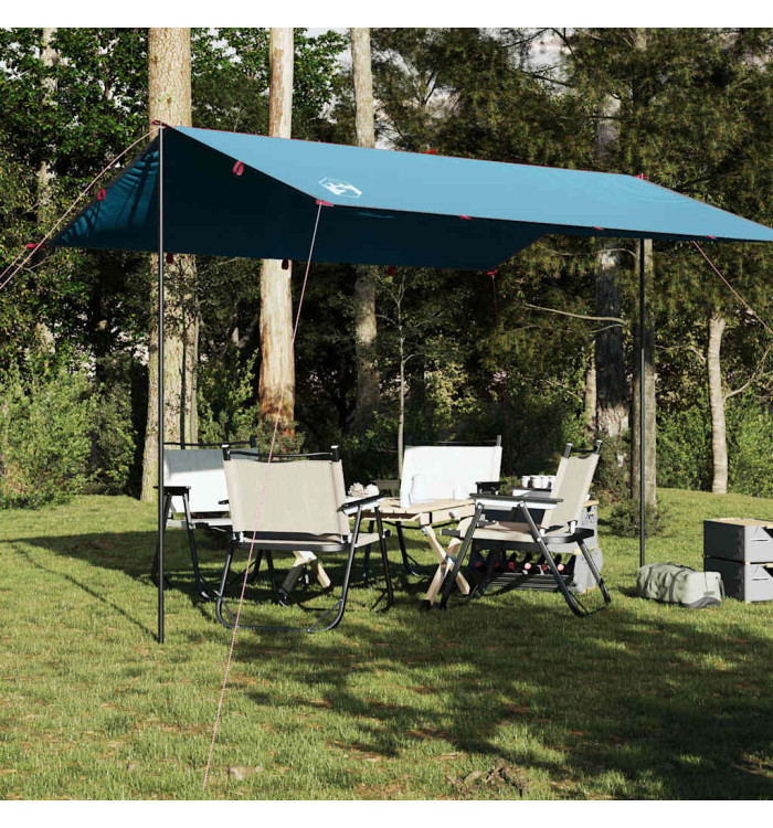 Bâche de camping bleu 360x294 cm imperméable | Mobilier & Déco