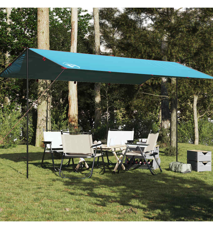 Bâche de camping bleu 500x294 cm imperméable | Mobilier & Déco