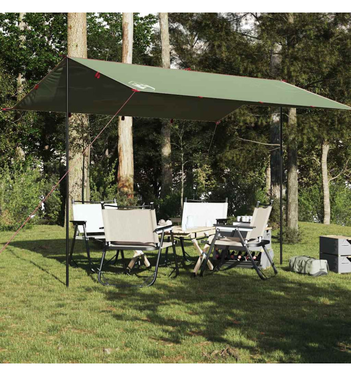 Bâche de camping vert 400x294 cm imperméable | Mobilier & Déco