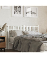 Tête de lit métal blanc 140 cm | Mobilier & Déco
