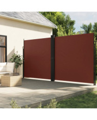 Auvent latéral rétractable Marron 200x1200 cm | Mobilier & Déco