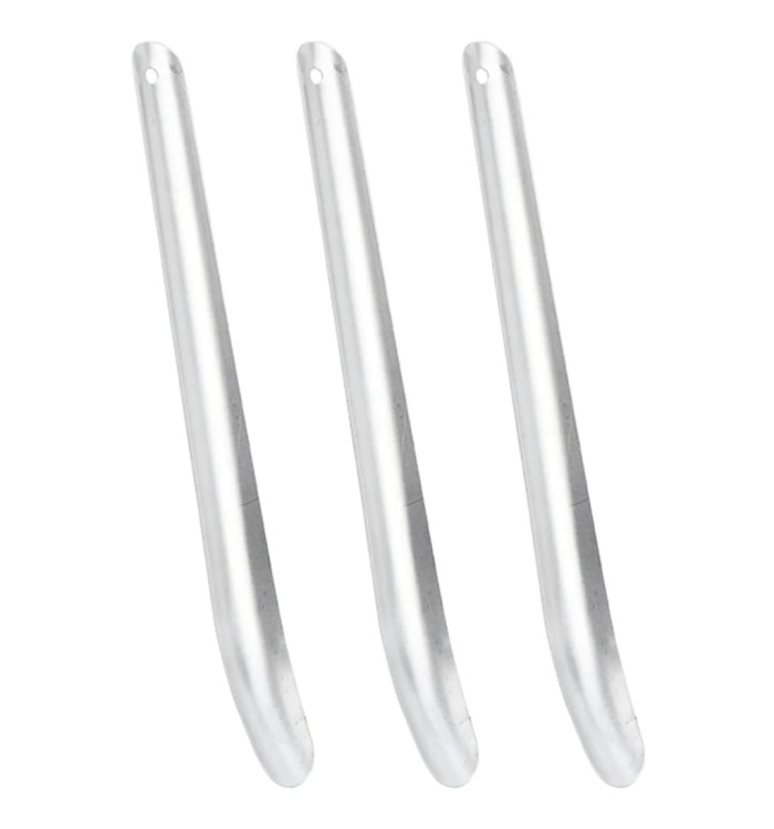 Grattoirs à sueur de cheval 3 pcs argenté aluminium | Mobilier & Déco