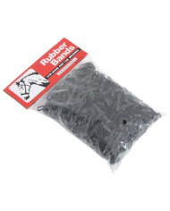 Bandes tressées pour chevaux 500 pcs silicone noir | Mobilier & Déco