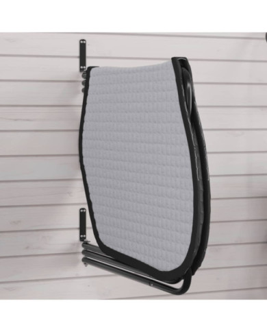 Support de tapis de selle 3 bras noir fer | Mobilier & Déco
