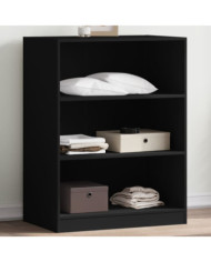 Garde-robe noir 77x48x102 cm bois d'ingénierie | Mobilier & Déco