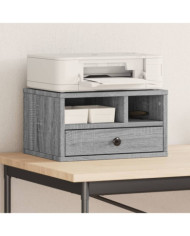 Support d'imprimante sonoma gris 40x32x22,5cm bois d'ingénierie | Mobilier & Déco