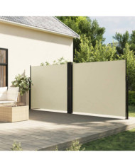Auvent latéral rétractable crème 180x1200 cm | Mobilier & Déco