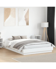Cadre de lit sans matelas blanc 120x200 cm | Mobilier & Déco