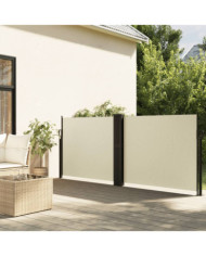 Auvent latéral rétractable crème 120x1200 cm | Mobilier & Déco