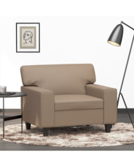 Fauteuil Cappuccino 60 cm Similicuir | Mobilier & Déco