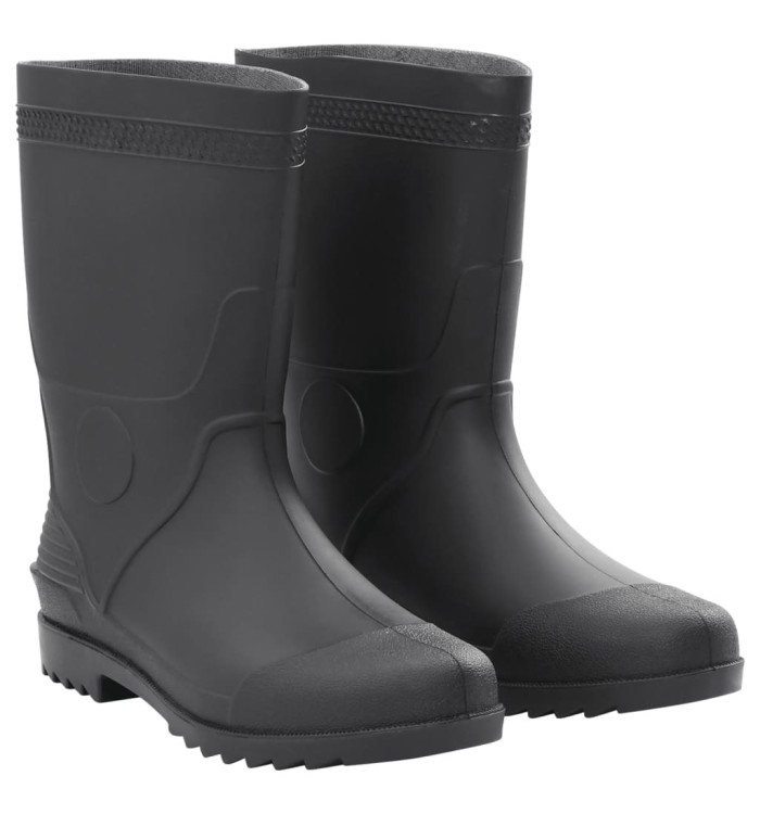 Bottes de pluie noir taille 45 PVC | Mobilier & Déco