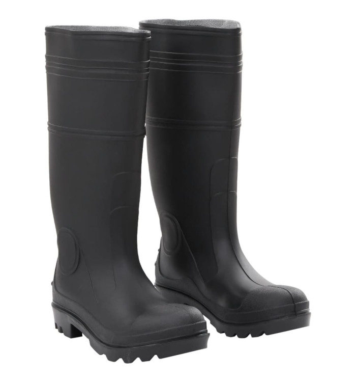 Bottes de pluie noir taille 40 PVC | Mobilier & Déco